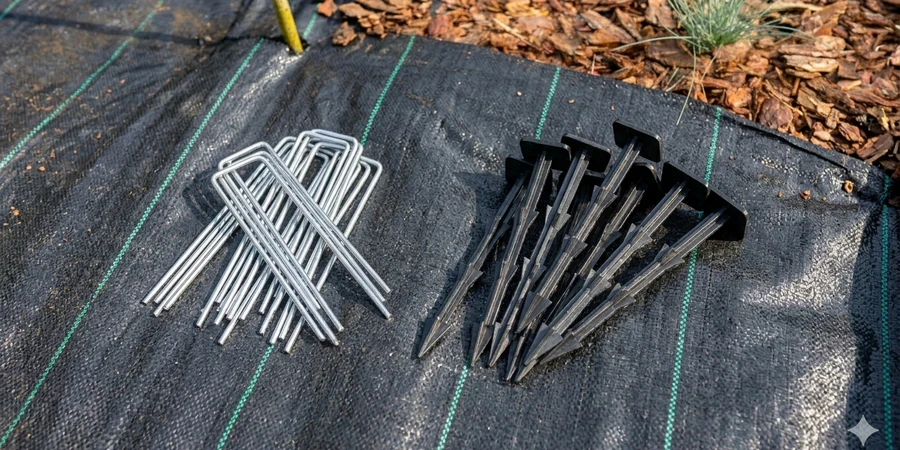 Metalowe szpilki czy plastikowe kotwy do agrowłókniny – co wybrać?