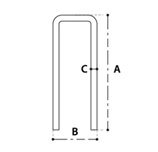Szpilki typu U (prostokątne)