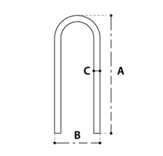 Szpilki typu U zaokrąglone